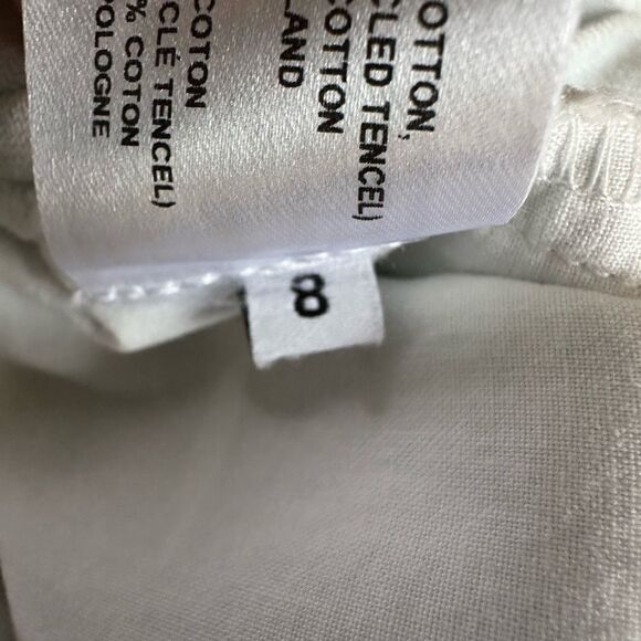 Proenza‎ Schouler Chambray High Waist Shorts size 8 Elastic Waistband - Picture 13 of 15